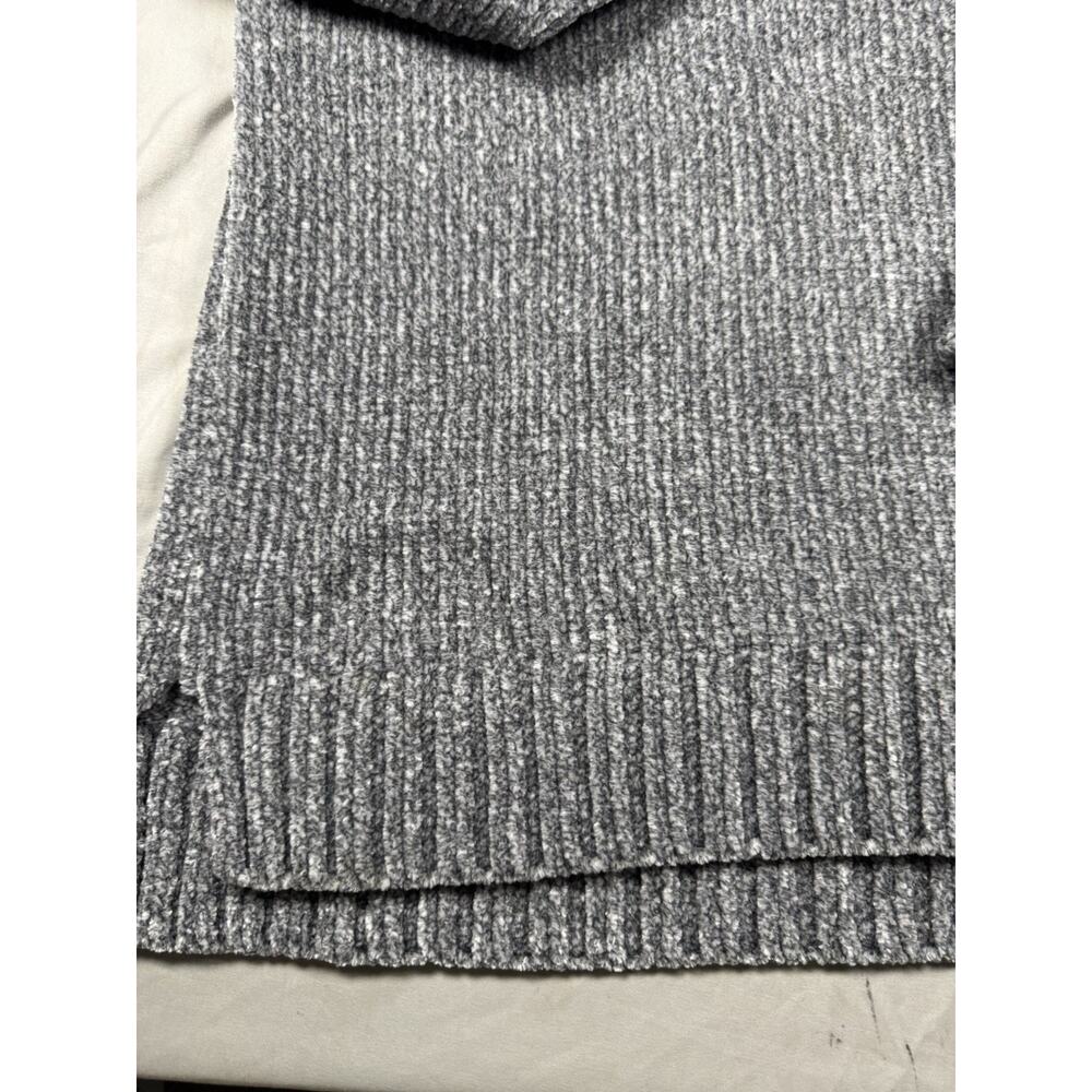 Orvis Gray Chenille V Neck Sweater Women’s Large Soft Cozy Pullover - Picture 8 of 15